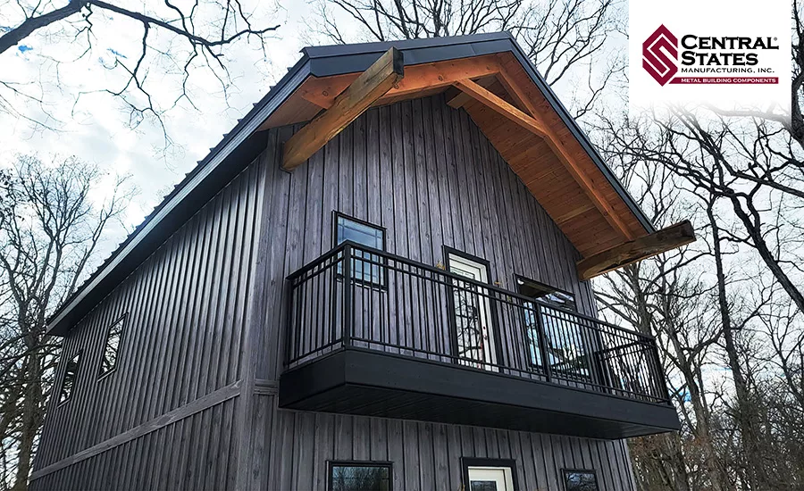 Central States’ Board & Batten features a Galvalume base coated with various finish options.