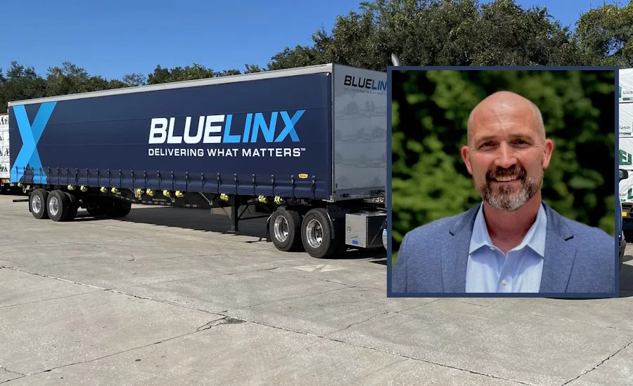 BlueLinx-truck-next-to-Christopher-Wall-headshot