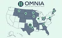 Omnia Exterior Solutions marks its second anniversary with a nationwide network of 11 roofing partners, over 800 employees, and over 500,000 projects completed annually.