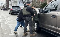ICE agents arrested nearly a dozen roofing company employees in Lowell, Mass. The arrests are part of a broader federal crackdown on unauthorized hiring and immigration violations in Boston.