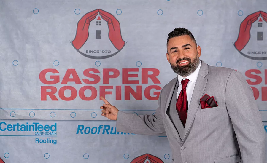 Jason Jimenez, owner and president of Gaspar Roofing