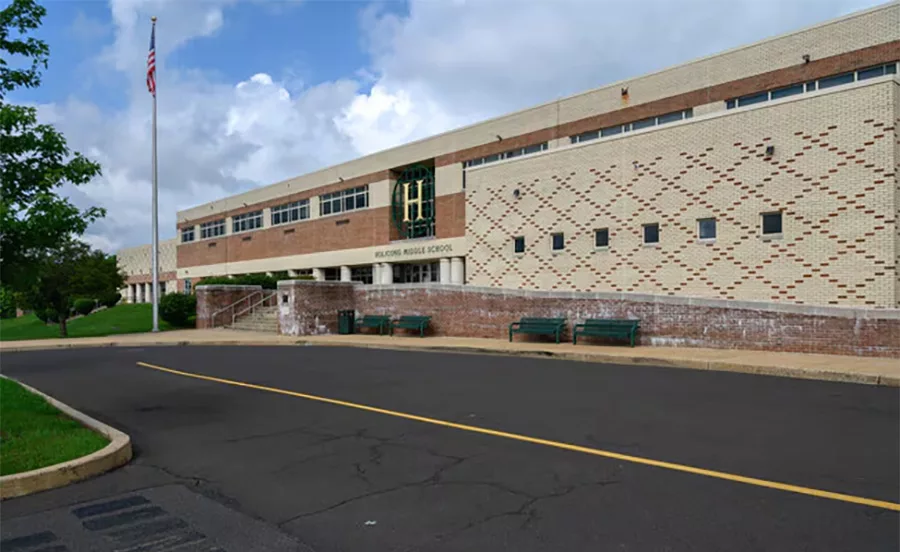 Emergency responders responded to a call at Holicong Middle School in Buckingham Township, Pa., on June 21 after a 58-year-old contractor fell 30 feet during routine repairs. 