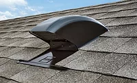GAF Master Flow.jpg Vent installed in a residential roof