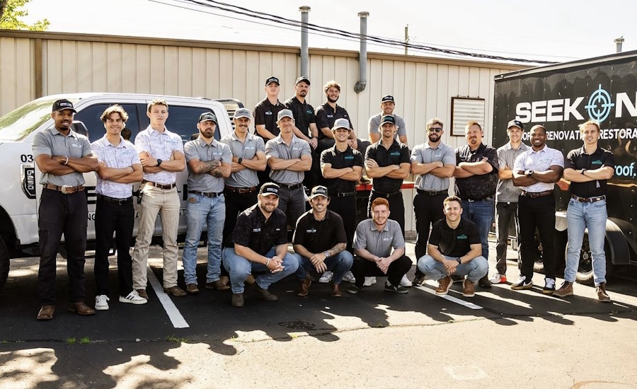 The staff at SeekOne Roofing Company