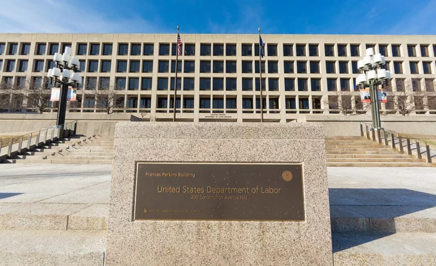 exterior of the U.S. Department of Labor building