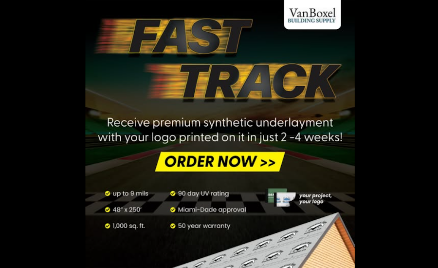 Van Boxel Building Supply’s Fast Track Synthetic Felt