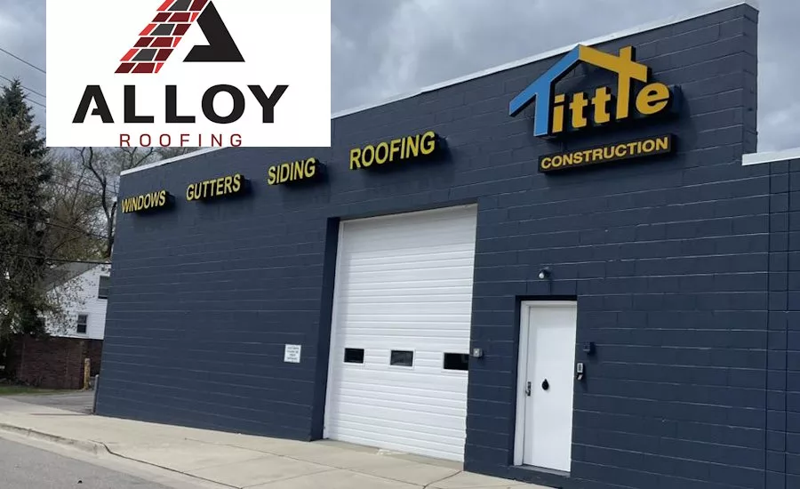 Tittle-Brohters-building-overlaid-with-Alloy-Roofing-logo