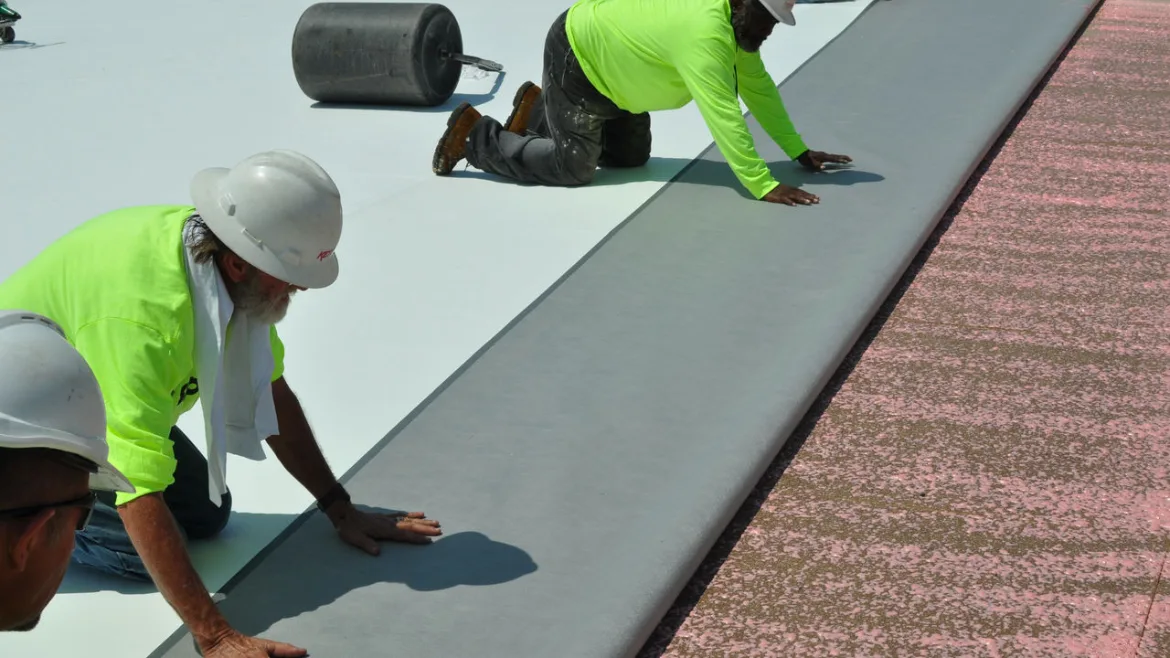 KEE(2).png KEE membrane application on a roof