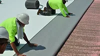 KEE membrane application on a roof