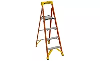 Werner-ready-step-ladder Werner-ready-step-ladder-against-blank-background