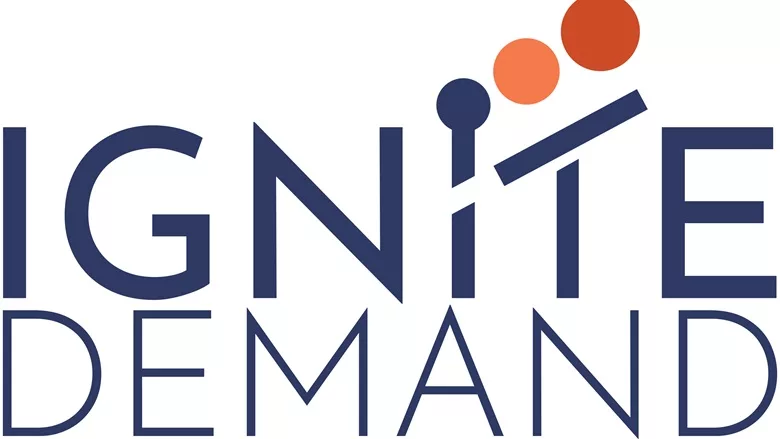 A logo of BNP MEDIA's Ignite Demand