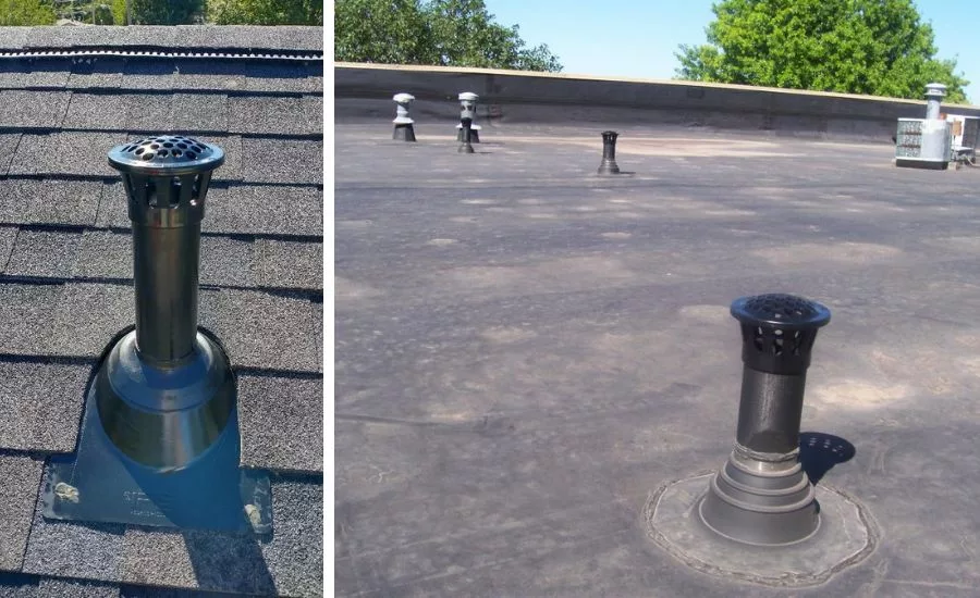 vent guard installed on roof