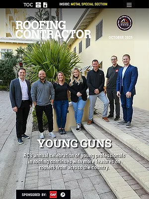 Roofing Contractor October 2025 Cover
