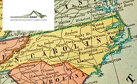 North-Carolina-map-with-guaranteed-roof-logo