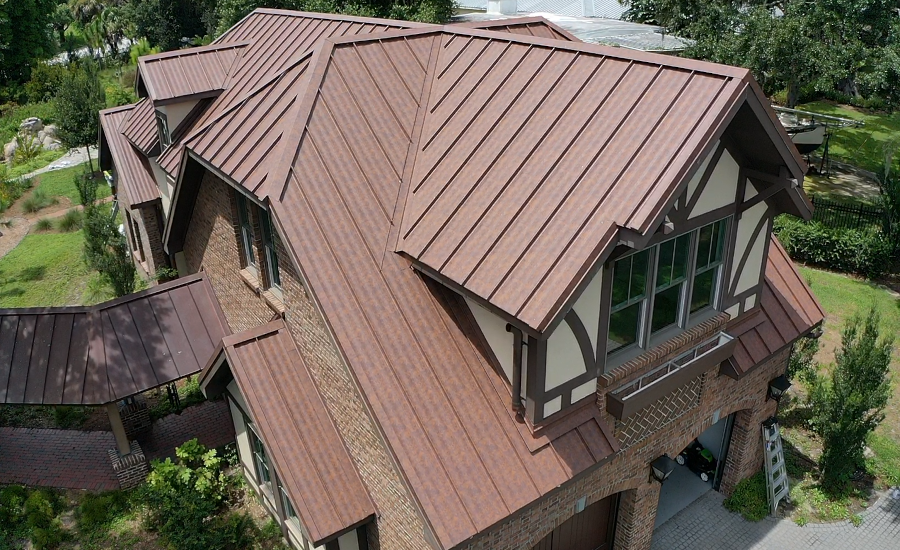 Brick-home-with-metal-roof