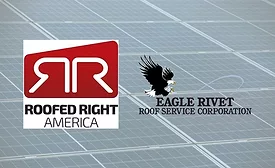 logo over solar panel