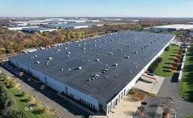 A commercial roof