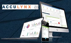 AccuLynx_screens_logo AccuLynx_logo_and_product_displayed_on_device_screens