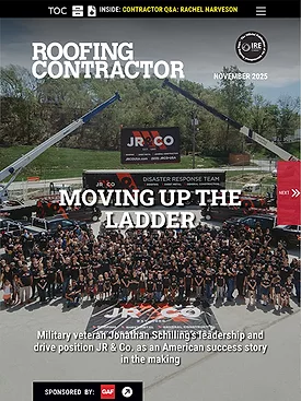 Roofing Contractor November 2025 Cover