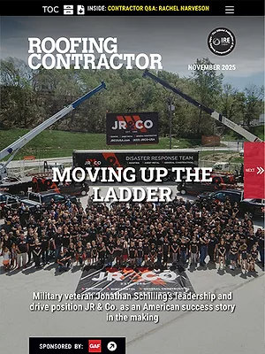 Roofing Contractor November 2025 Cover