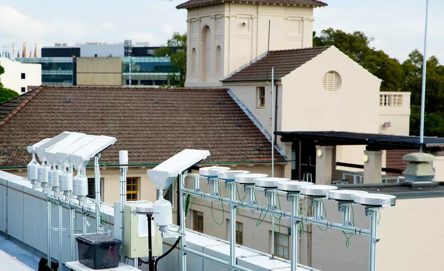 rooftop-with-multiple-panels-featuring-white-coating