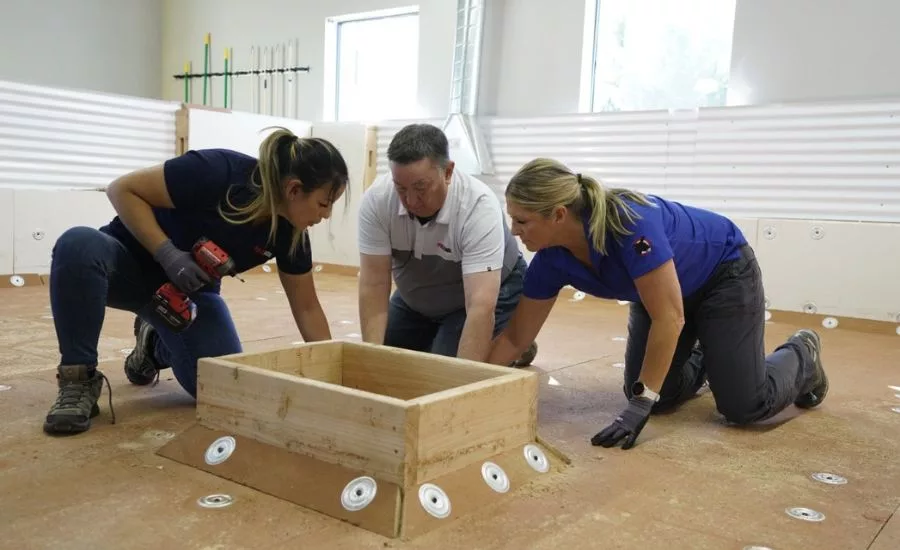 attendees at installation training