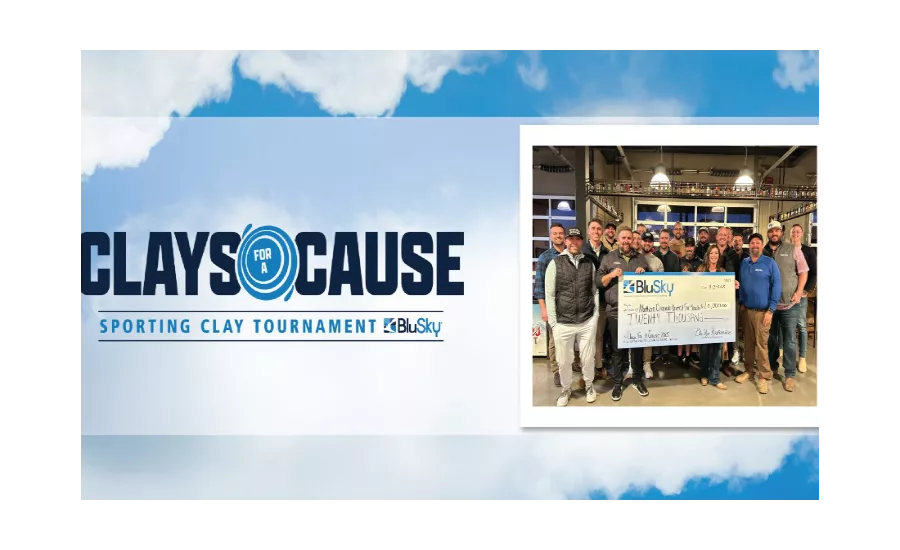 Clays-for-a-Cause-text-with-check-presentation-photo