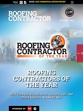 Roofing Contractor December 2025 Cover
