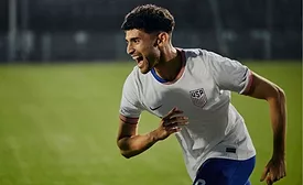 USMNT striker Ricardo Pepi 