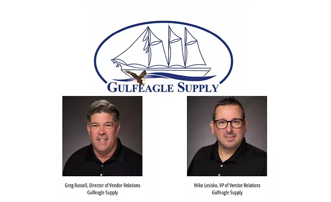 Gulfeagle-Russell-Lesisko Gulfeagle-logo-with-Russell-Lesisko-headshots