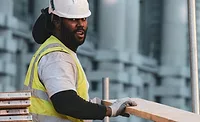 construction worker in a hardhat