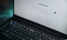 ChatGPT prompt on laptop