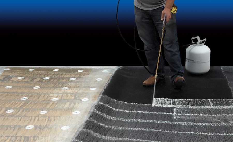 Cover-Board-Spray Application