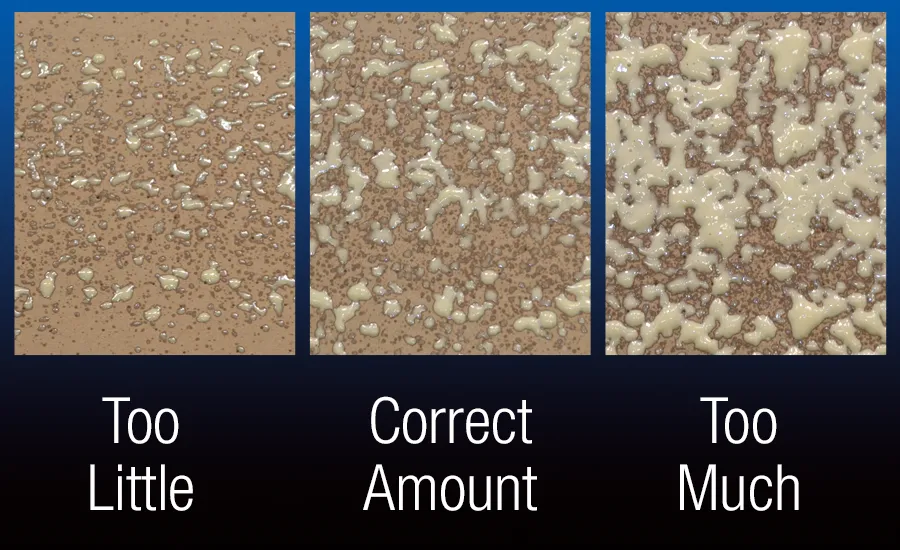 Comparing Spray Coverage