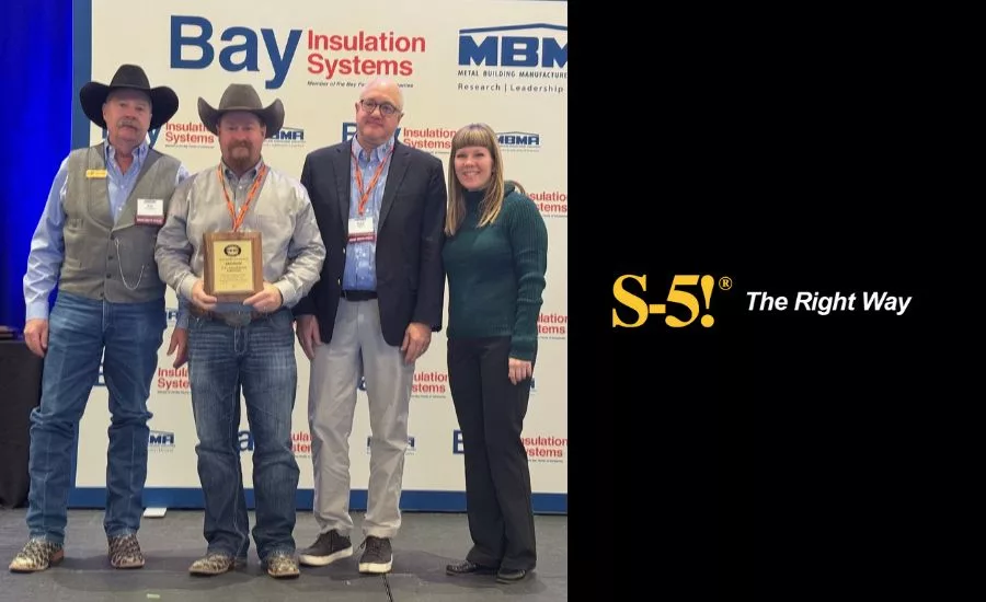 S-5! team accepts award