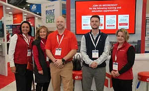 The Elevate booth at International Roofing Expo 2026