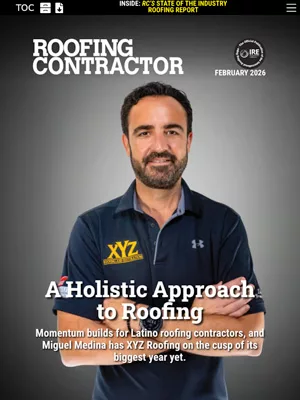 Roofing Contractor February 2026 Cover