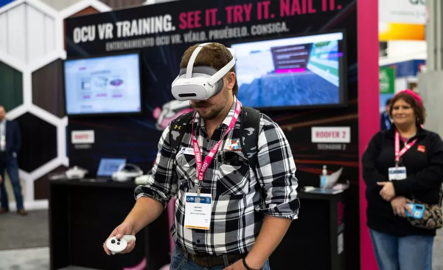 contractor tests new VR training