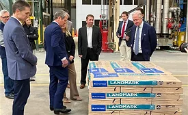 Georgia Governor Brian Kemp visits CertainTeed Roofing facility