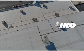 IKO logo on roof