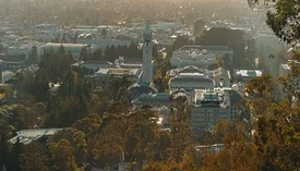 Aerial view of Berkeley, Calif. 