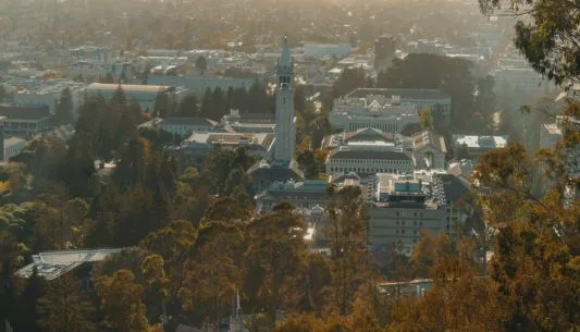 Aerial view of Berkeley, Calif.