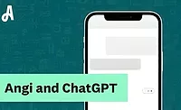 graphic showing Angi on ChatGPT app