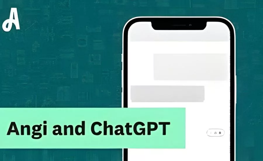 graphic showing Angi on ChatGPT app
