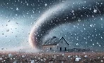 cyclone and house