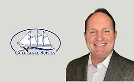 photo of Andy Beckerman and Gulfeagle Supply logo