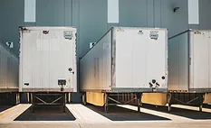 trucks in delivery bay