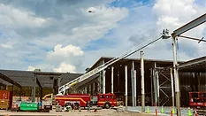 firefighters assist at data center rescue