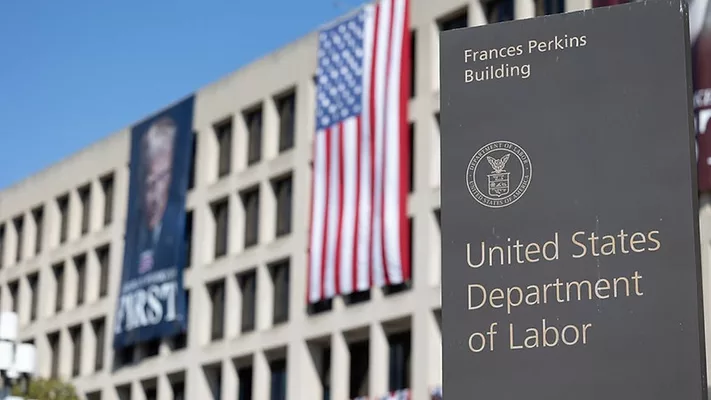 exterior of the U.S. Department of Labor building