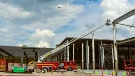 firefighters assist at data center rescue